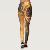 Sylvester Fireworks - Power Yoga Leggings (Rückseite)