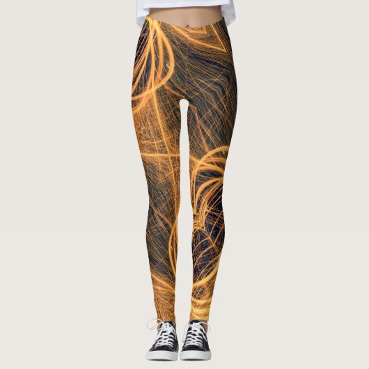 Sylvester Fireworks - Power Yoga Leggings (Vorderseite)