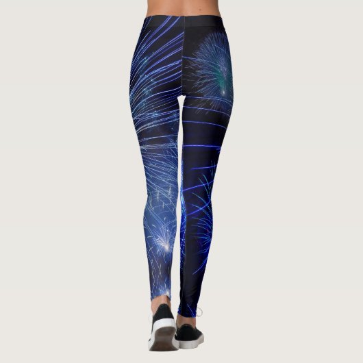 Sylvester Fireworks - Power Yoga Leggings (Rückseite)