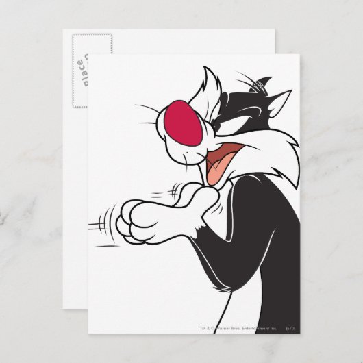 SYLVESTER™ Gummipfeifen Postkarte (Vorne/Hinten)