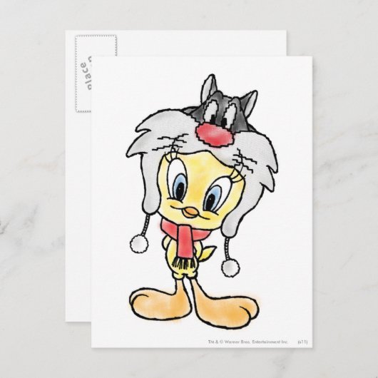 SYLVESTER™ Hat Postkarte (Vorne/Hinten)