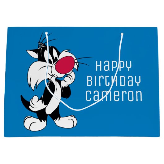 Sylvester Jr. | Klassische Pose Große Geschenktüte (Vorderseite)