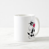 Sylvester Jr. | Klassische Pose Kaffeetasse (VorderseiteRechts)