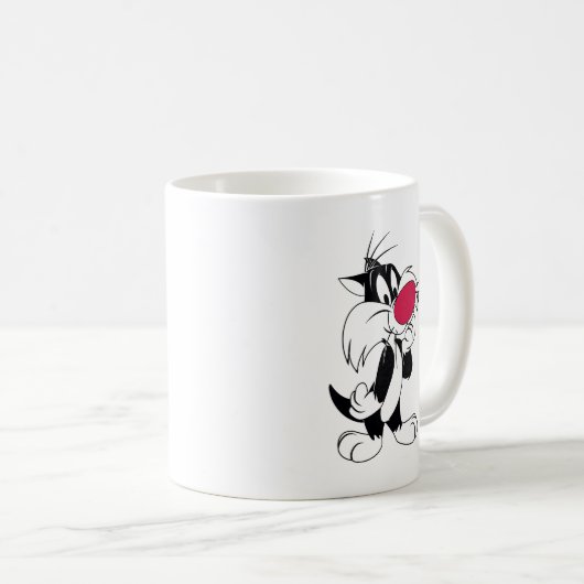 Sylvester Jr. | Klassische Pose Kaffeetasse (VorderseiteRechts)