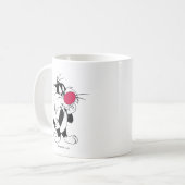 Sylvester Jr. | Klassische Pose Kaffeetasse (Vorderseite Links)