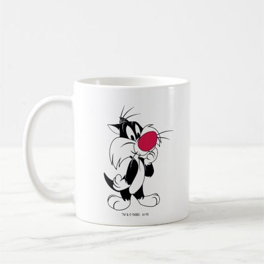 Sylvester Jr. | Klassische Pose Kaffeetasse (Links)