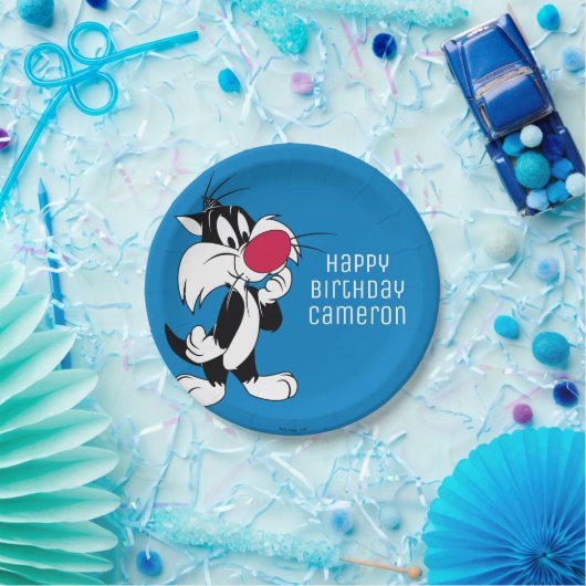 Sylvester Jr. | Klassische Pose Pappteller (Party)