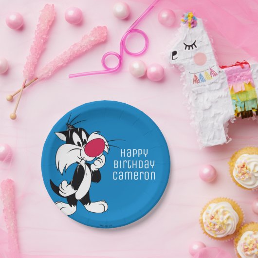 Sylvester Jr. | Klassische Pose Pappteller (Party)