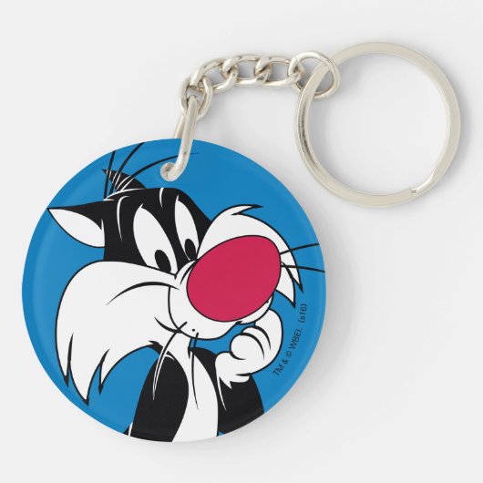 Sylvester| Klassische Pose Schlüsselanhänger (Rückseite)