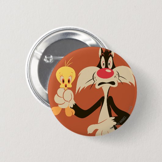 SYLVESTER™ mit TWEETY™ Button (Vorne & Hinten)