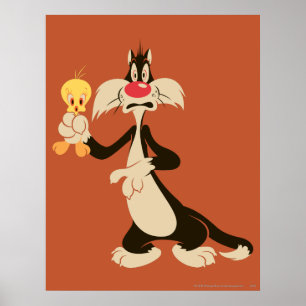 SYLVESTER™ mit TWEETY™ Poster