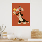 SYLVESTER™ mit TWEETY™ Poster (Küche)