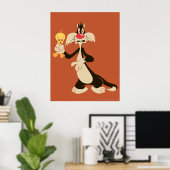 SYLVESTER™ mit TWEETY™ Poster (Heimbüro)