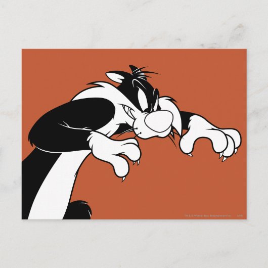 SYLVESTER™ Prowling Postkarte (Vorderseite)