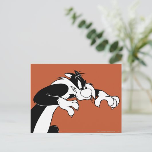 SYLVESTER™ Prowling Postkarte (Stehend Vorderseite)