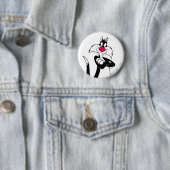 SYLVESTER™ Red Nose Button (Beispiel)