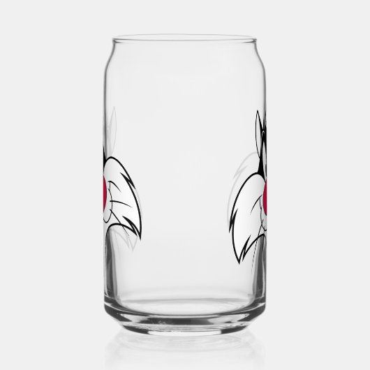 SYLVESTER™ Red Nose Face Dosenglas (Rechts)