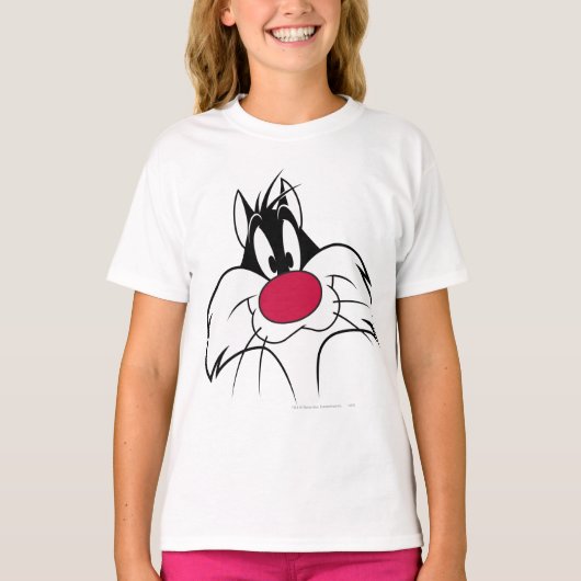 SYLVESTER™ Red Nose Face T-Shirt (Vorderseite)
