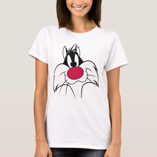 SYLVESTER™ Red Nose Face T-Shirt (Vorderseite)