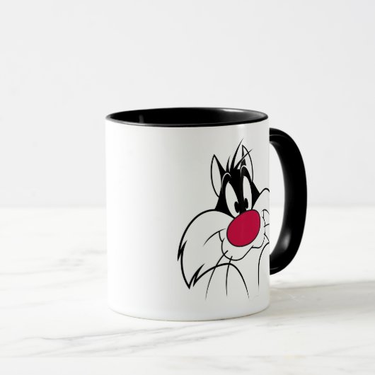 SYLVESTER™ Red Nose Face Tasse (VorderseiteRechts)