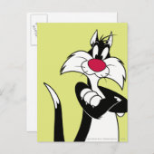 SYLVESTER™ Red Nose Postkarte (Vorne/Hinten)