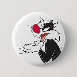 SYLVESTER™ Reibende Pfoten Button