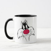 SYLVESTER™ Rote-Nase-Gesicht Tasse (Links)