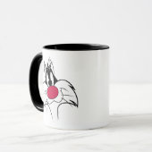 SYLVESTER™ Rote-Nase-Gesicht Tasse (Vorderseite Links)