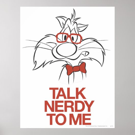 SYLVESTER™ - Sprechen Sie Nerdy mit mir Poster (Vorne)