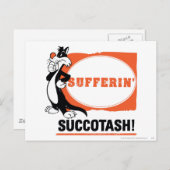 SYLVESTER™ Sufferin' Succotash! Postkarte (Vorne/Hinten)