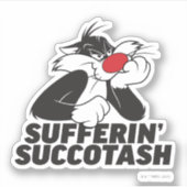 SYLVESTER™ "Sufferin' Succotash" Sulfit Aufkleber (Vorderseite)