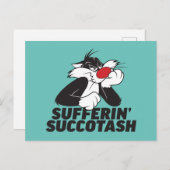 SYLVESTER™ "Sufferin' Succotash" Sulfit Postkarte (Vorne/Hinten)