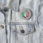 SYLVESTER™ Team Italien Fußball-Grafik Button (Beispiel)