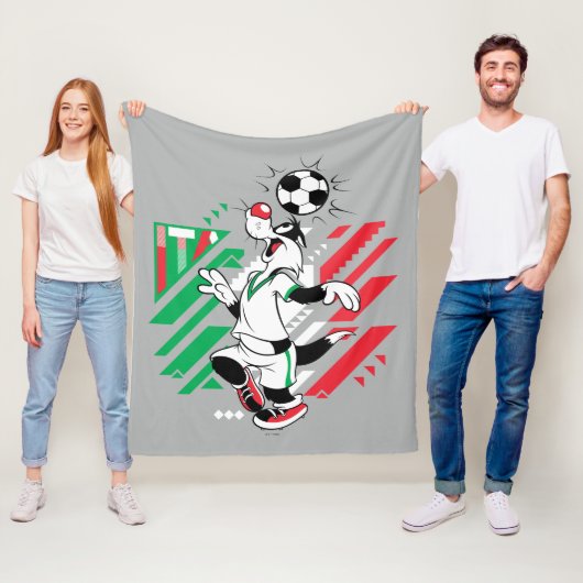 SYLVESTER™ Team Italien Fußball-Grafik Fleecedecke (Beispiel)