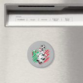 SYLVESTER™ Team Italien Fußball-Grafik Magnet (In Situ (Geschirrspüler))