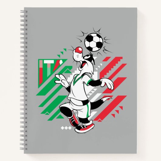 SYLVESTER™ Team Italien Fußball Grafik Notizblock (Vorderseite)