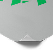 SYLVESTER™ Team Italien Fußball-Grafik Poster (Ecke)