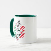SYLVESTER™ Team Italien Fußball-Grafik Tasse (Vorderseite Links)