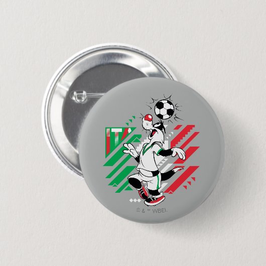SYLVESTER™ Team Italy Soccer Graphic Button (Vorne & Hinten)