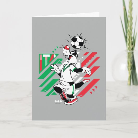 SYLVESTER™ Team Italy Soccer Graphic Karte (Vorderseite)