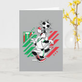 SYLVESTER™ Team Italy Soccer Graphic Karte (Gelbe Blume)