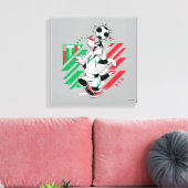SYLVESTER™ Team Italy Soccer Graphic Leinwanddruck (Insitu (Wohnzimmer))