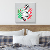 SYLVESTER™ Team Italy Soccer Graphic Leinwanddruck (Insitu (Schlafzimmer))