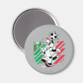 SYLVESTER™ Team Italy Soccer Graphic Magnet (Vorderseite/Rückseite)