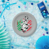 SYLVESTER™ Team Italy Soccer Graphic Pappteller (Party)