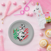 SYLVESTER™ Team Italy Soccer Graphic Pappteller (Party)