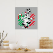 SYLVESTER™ Team Italy Soccer Graphic Poster (Küche)