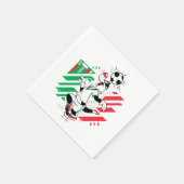 SYLVESTER™ Team Italy Soccer Graphic Serviette (Ecke)