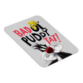 SYLVESTER™ & TWEETY™ - Bad Ol'Puddy-Tat Magnet (Rechte Seite)