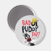 SYLVESTER™ & TWEETY™ - Bad Ol'Puddy-Tat Magnet (Vorderseite/Rückseite)